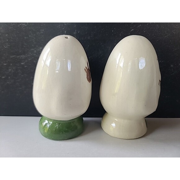 Egg Head Salt And Pepper Shakers Vintage, READ - Picture 6 of 10